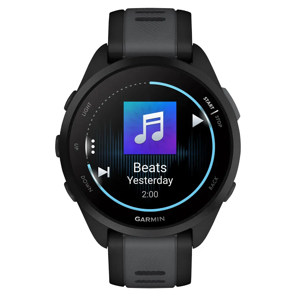 Смарт-годинник Garmin Forerunner 165 Music, Black/Slate Grey, GPS (010-02863-30) - фото 4