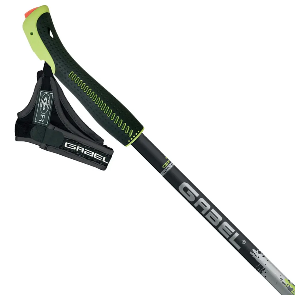 Палки для скандинавской ходьбы Gabel Stretch Lime Dual Tech (7008352570000) Телескопические - фото 2
