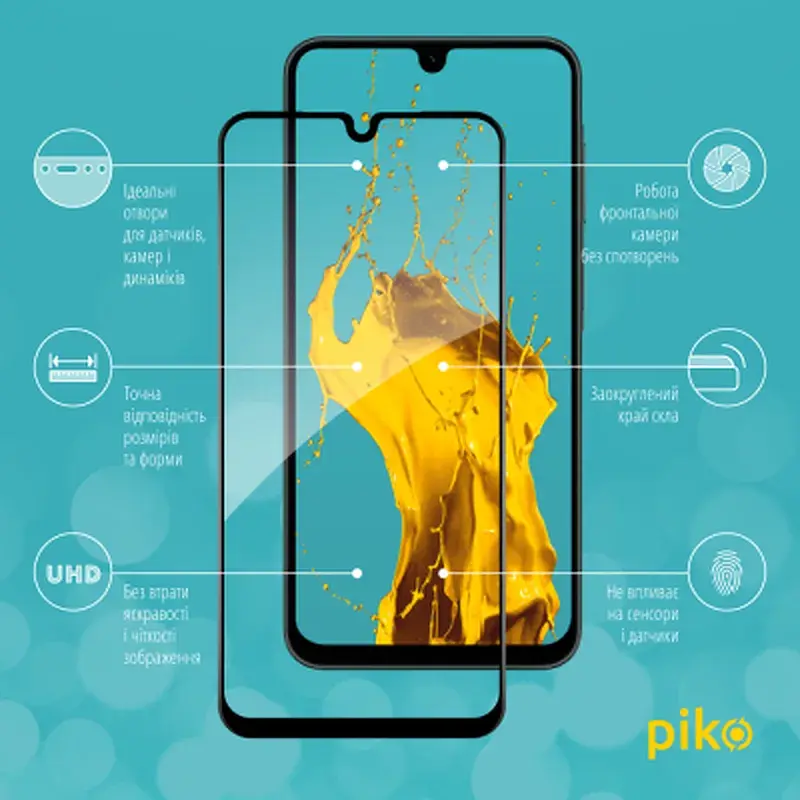Скло захисне Piko Full Glue Samsung A26 Black (1283126608049) - фото 2