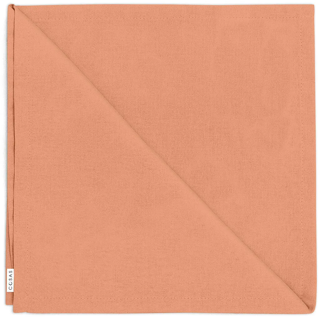 Набір скатертина з серветками Cosas Graphite & Amber 140х180 см (Set_ClGraphite_35SerTerrakot) - фото 5