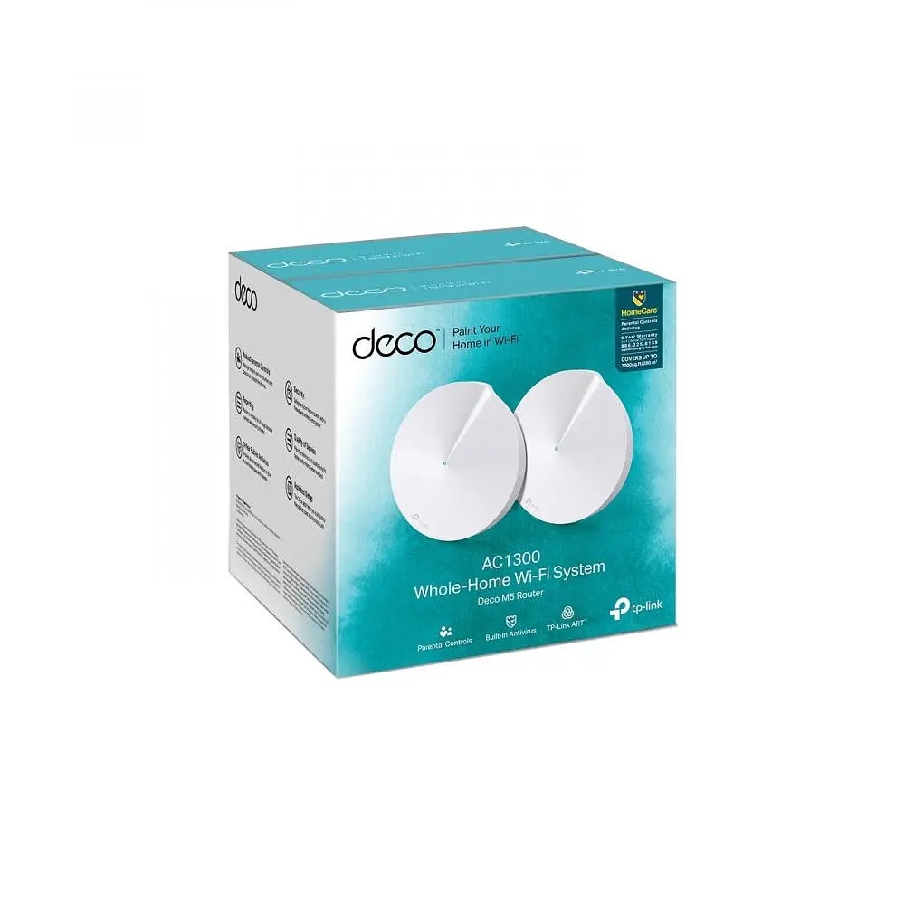 Wi-Fi роутер/повторитель TP-Link Deco M5 (2-pack) - фото 8