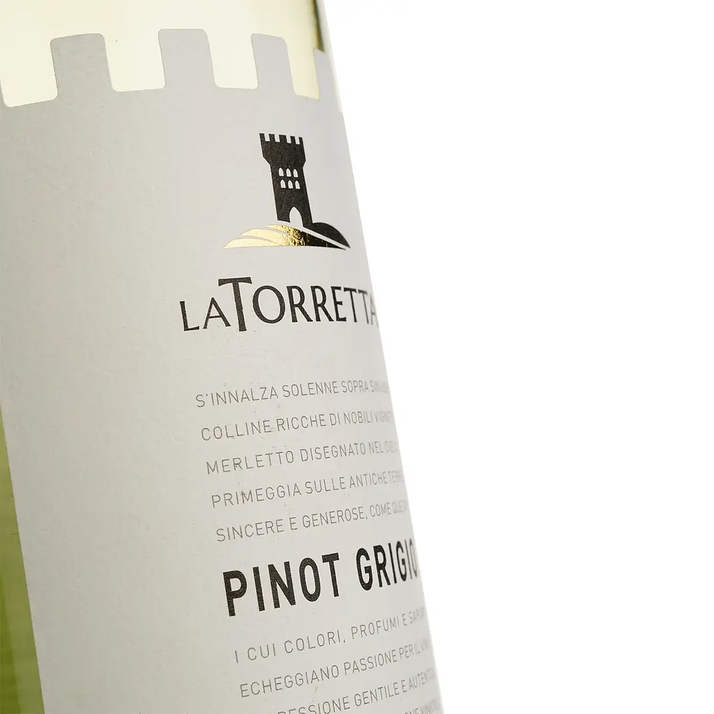 Вино La Torretta Pinot Grigio delle Venezie DOC біле сухе 0.75 л - фото 3
