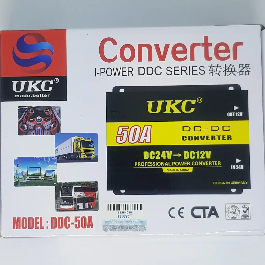 Автоінвертор-конвертор перетворювач напруги UKC 24 V у 12 V 50 A - фото 6