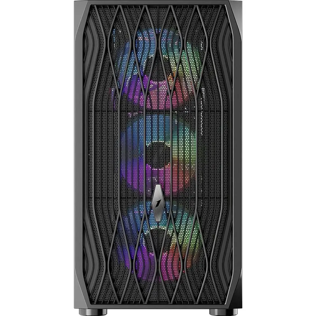 Корпус 1stPlayer AY7-BK-4F1 Black [134426] - фото 5