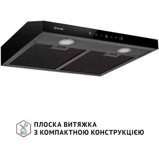 Вытяжка плоская Perfelli RINCI 6CWB Nero - фото 2