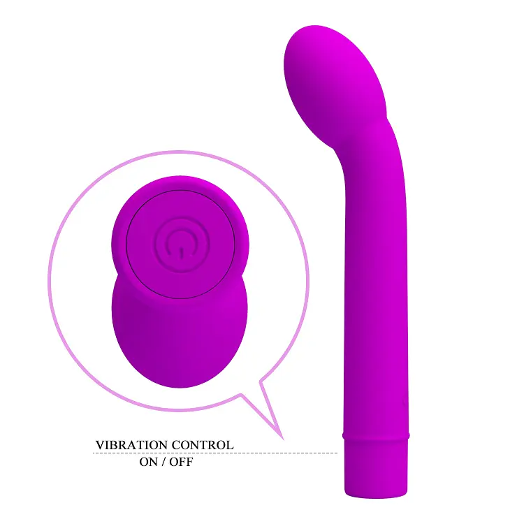 Вібратор для точки G Pretty Love Logan Vibrator Purple Baile BI-014764 91528 - фото 4