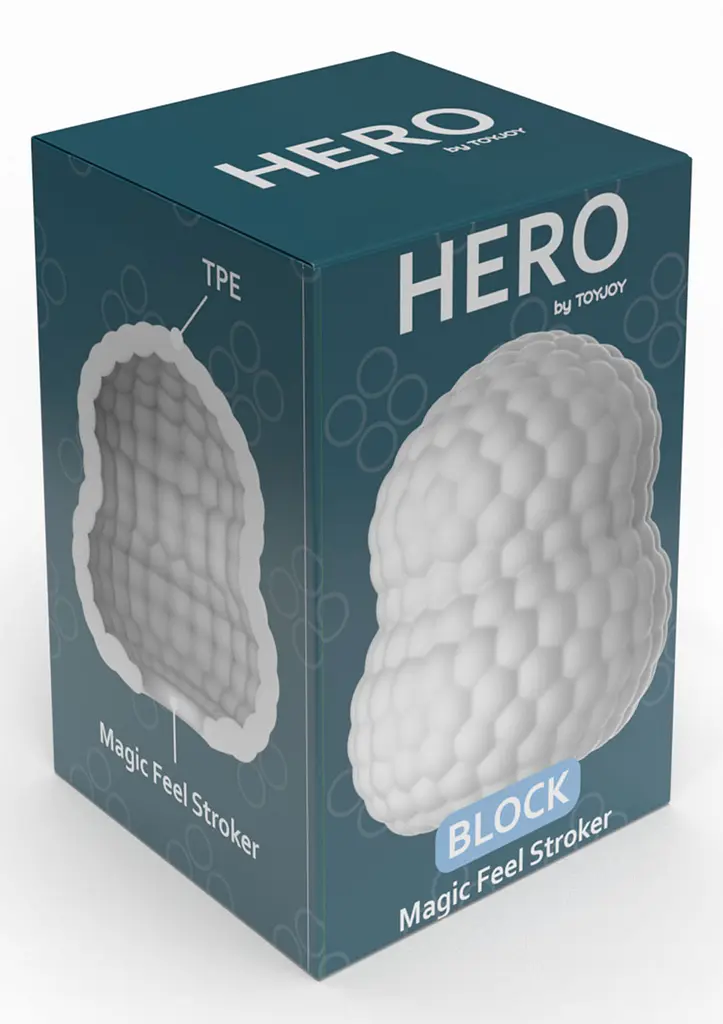 Мастурбатор Toy Joy Hero Mini Block - фото 5
