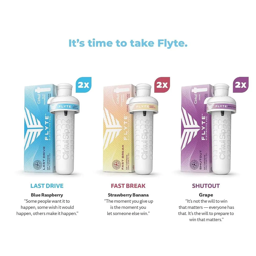 Набір картриджів для напоїв Cirkul Flyte Electrolytes Flavor Water Variety Pack 6 шт - фото 2