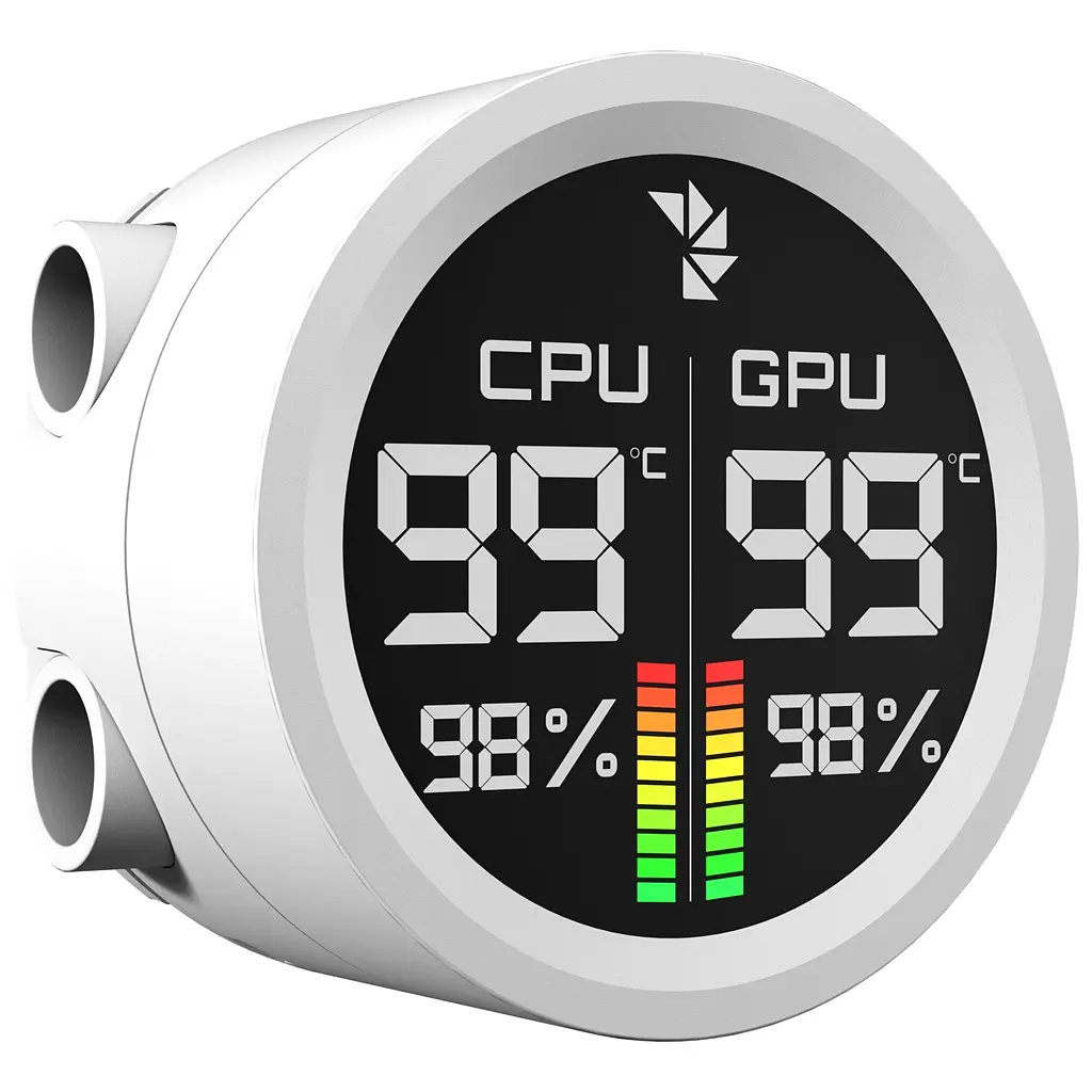 Система водяного охолодження AeroCool Abyss L360R Digi White (ACLA-AD36117.21) - фото 2