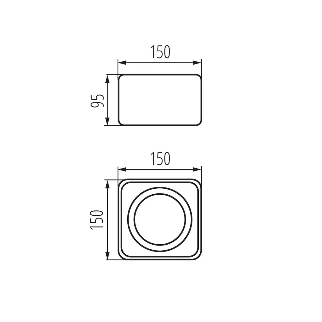 Потолочный светильник точечный Kanlux TUBEO ES 50-W (33270) - фото 6