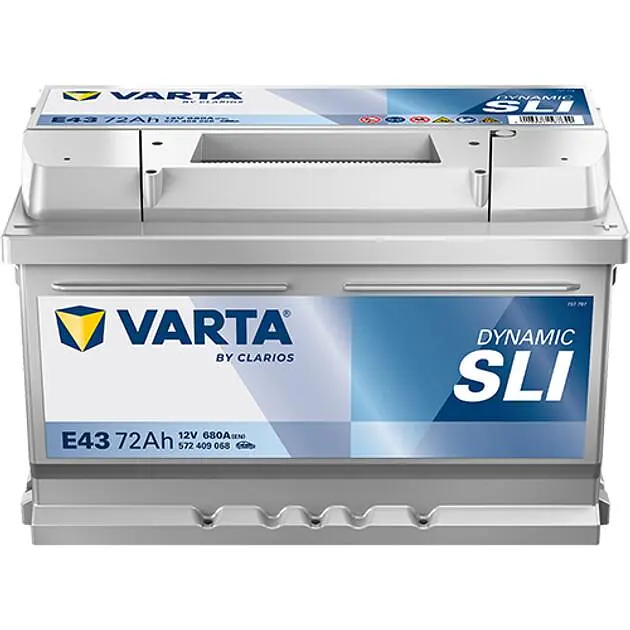 Автомобільний акумулятор VARTA Blue Dynamic E43 6СТ-72Ah АзЕ 680A (EN) 572409068