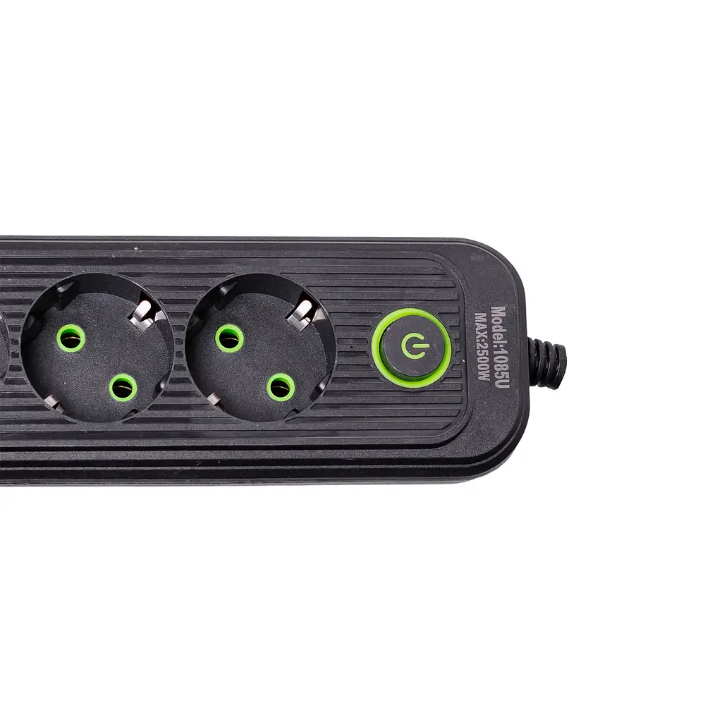 Мережевий фільтр-подовжувач EURO 4 розетки 3 USB 2,8 метра Yiwu HP-5-13MF - фото 6