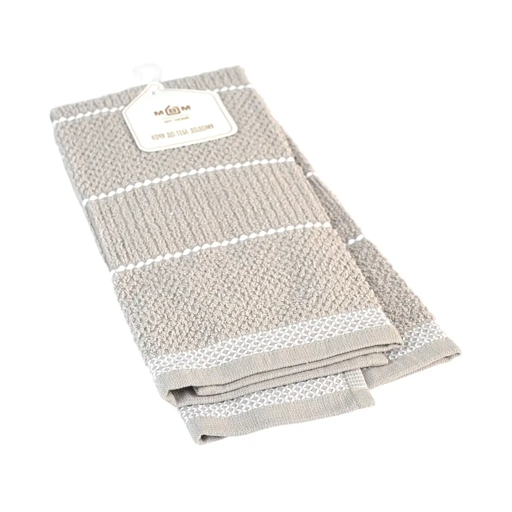 Кухонний рушник МВМ My Home Традиції 40х60 см сіро-білий (KT-11 M GRAY/WHITE)