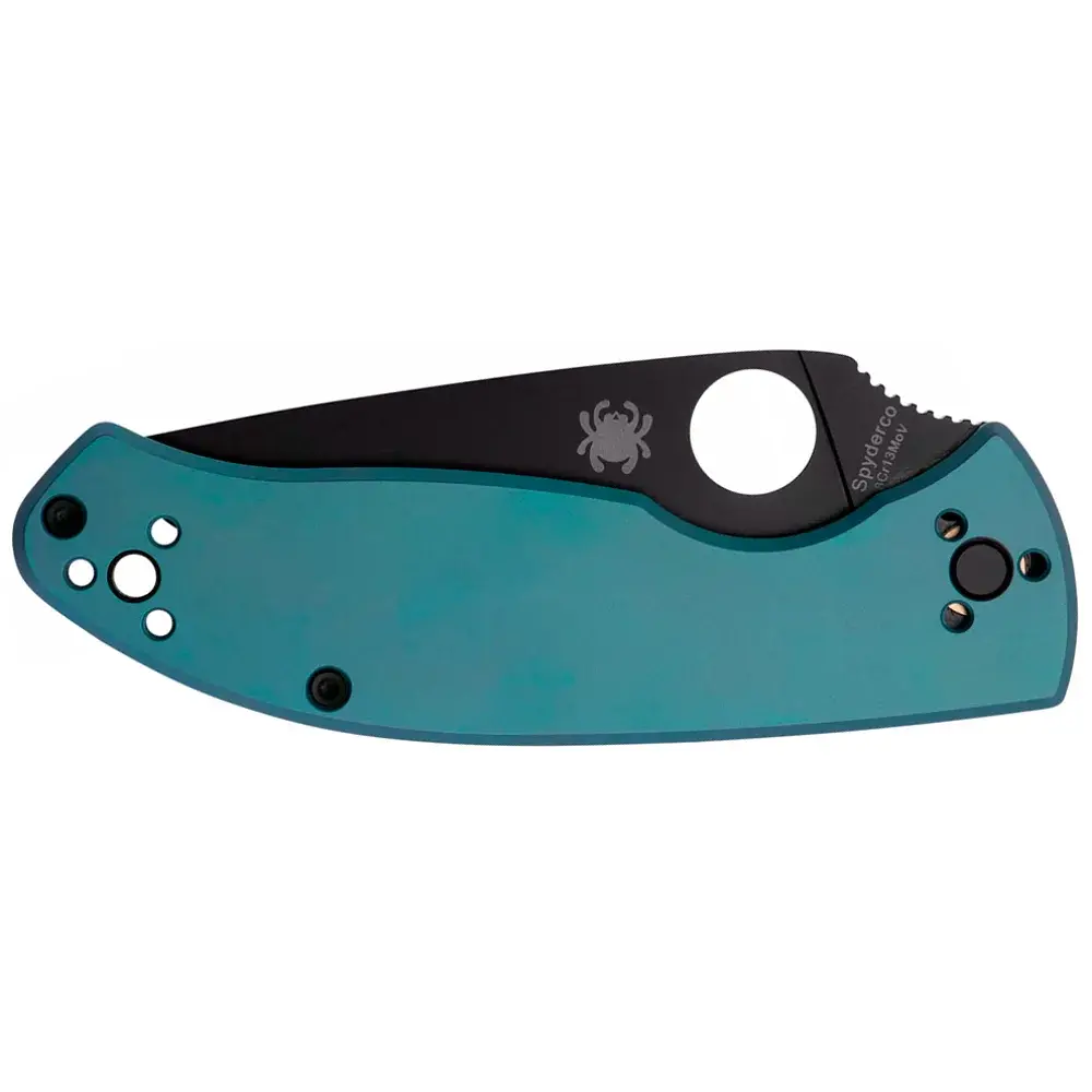 Ніж Spyderco Tenacious BB Titanium Blue - фото 3