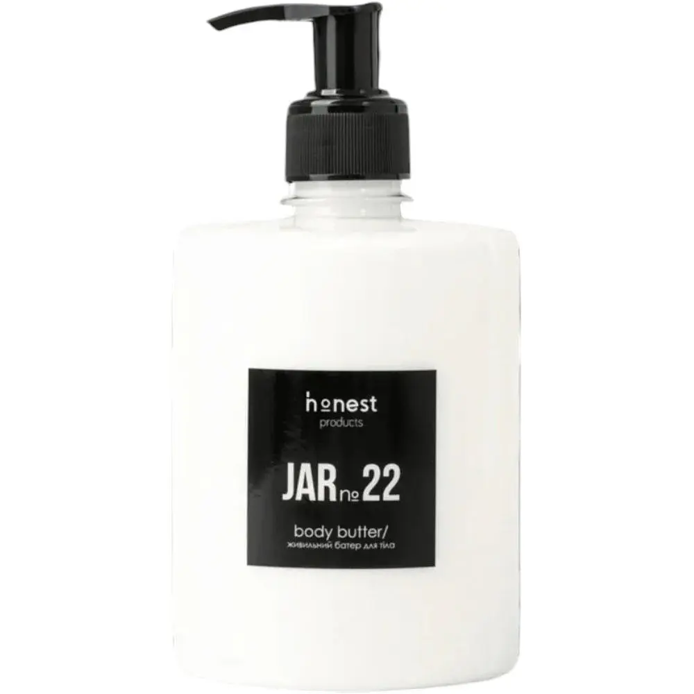 Живильний батер для тіла JAR №22 vanilla від honest products, 500мл