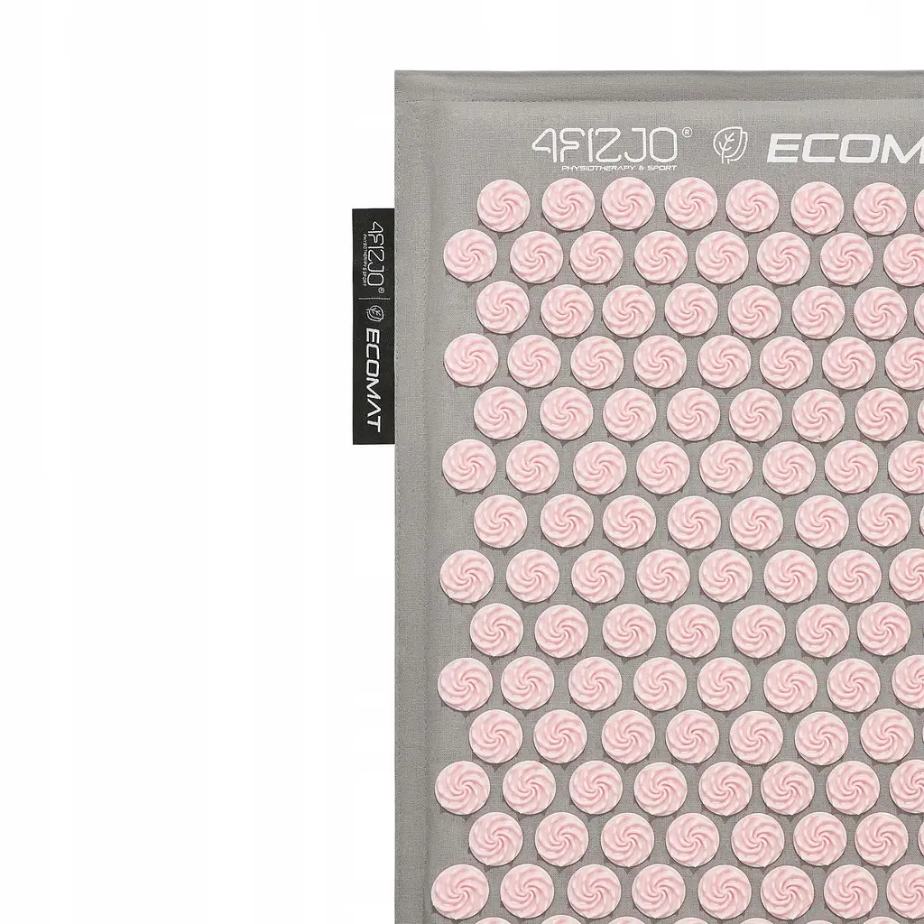 Килимок акупунктурний з подушкою 4FIZJO Eco Mat XL Аплікатор Кузнєцова 4FJ0515 Grey/Pink (P-5907739313607) - фото 11