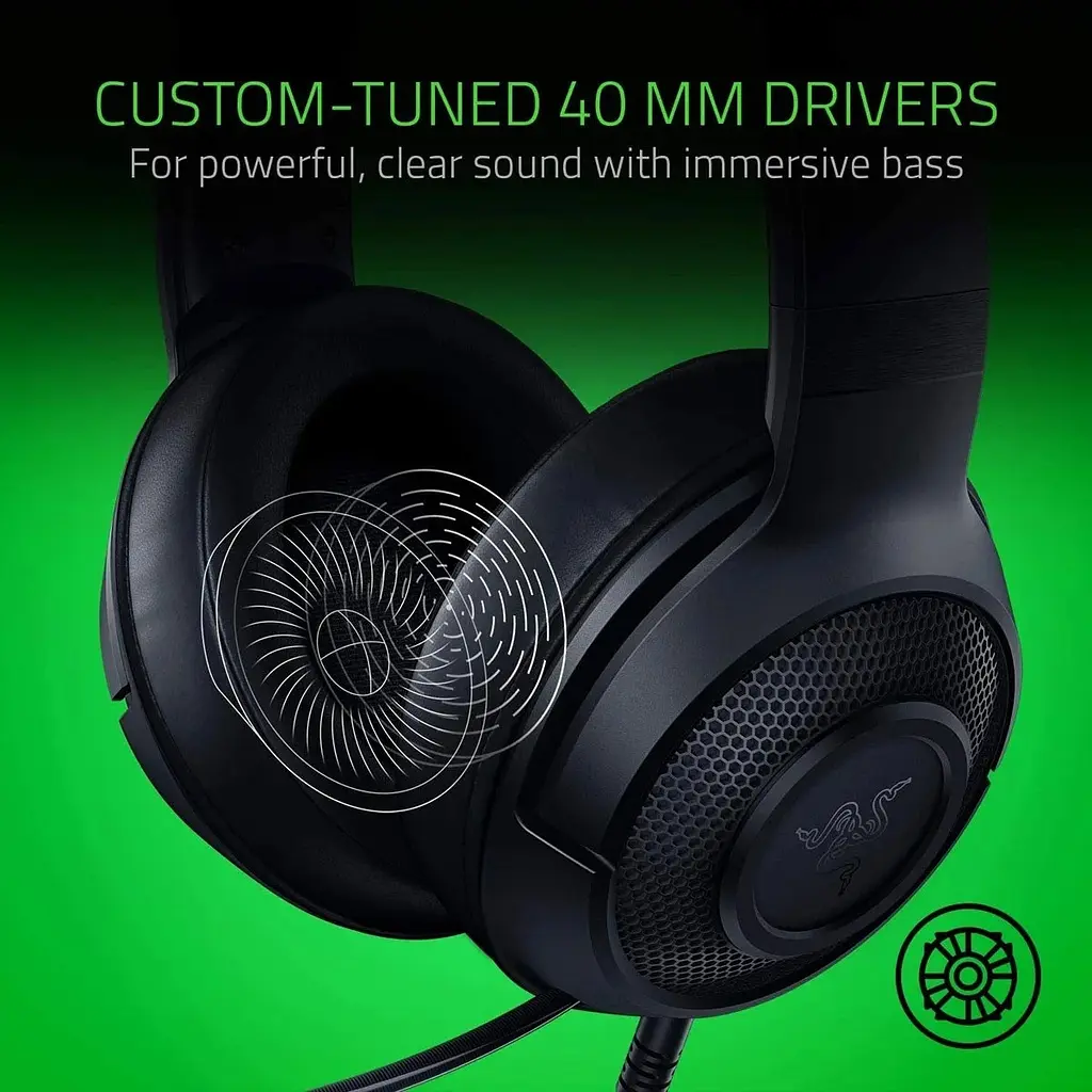 Гарнітура Razer Kraken X Lite Чорний (RZ04-02950100-R381) - фото 8
