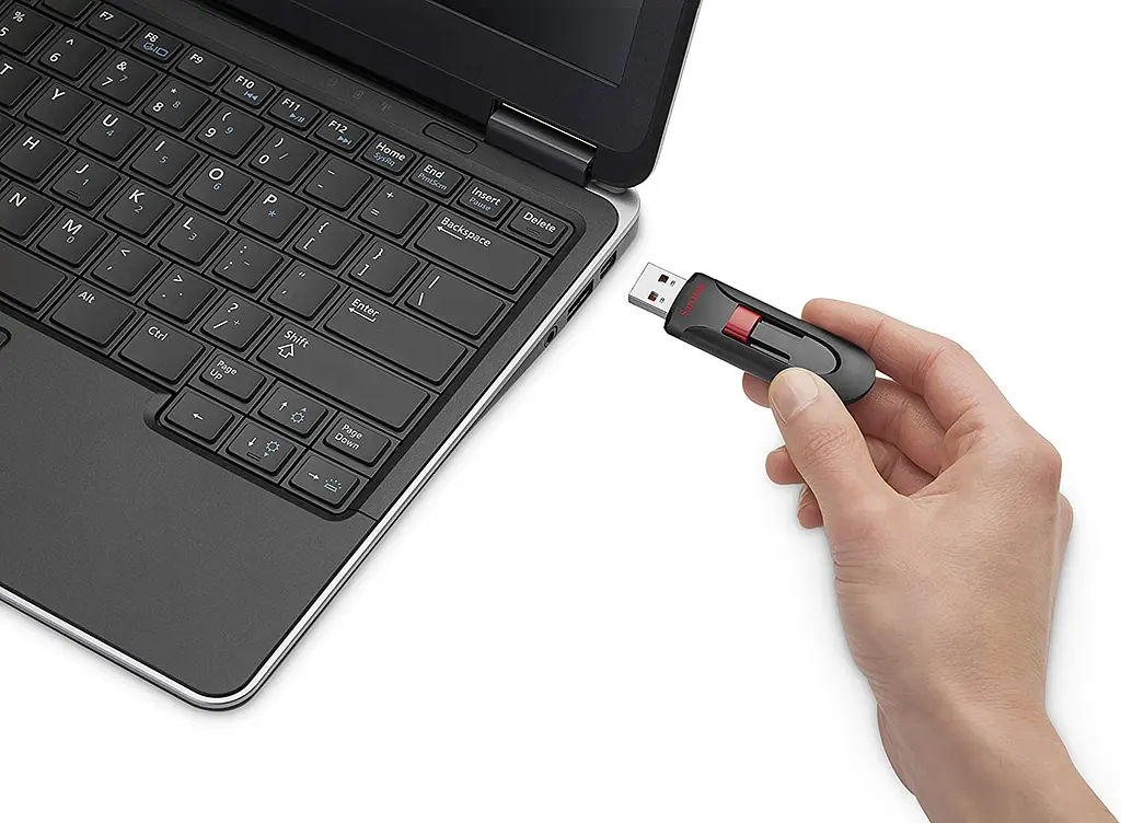 Флеш-накопичувач Sandisk Flash USB 2.0 Cruzer Glide 128Gb Black/Red (SDCZ60-128G-B35) - фото 4