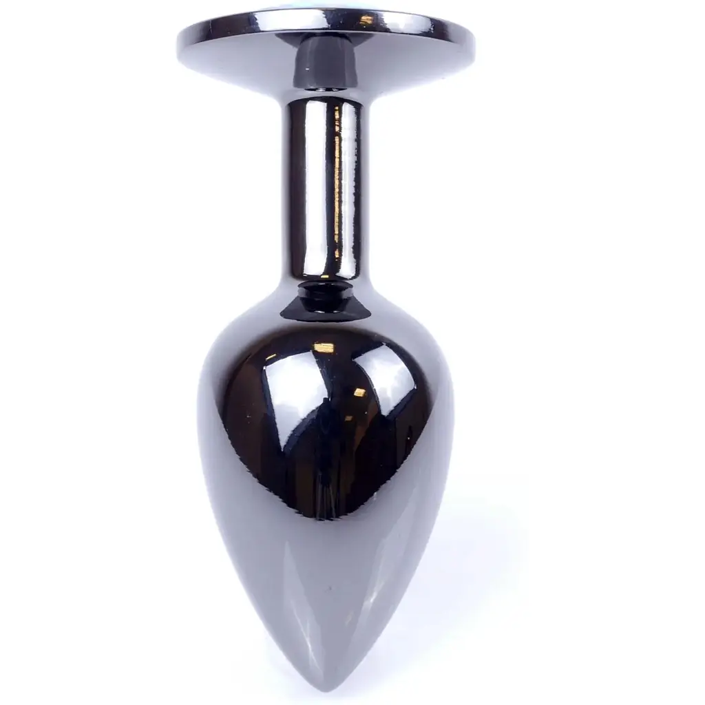 Анальна пробка Boss Of Toys Boss Series - Jewellery Dark Silver Plug Purple S, BS6400034, Срібний / Фіолетовий - фото 6