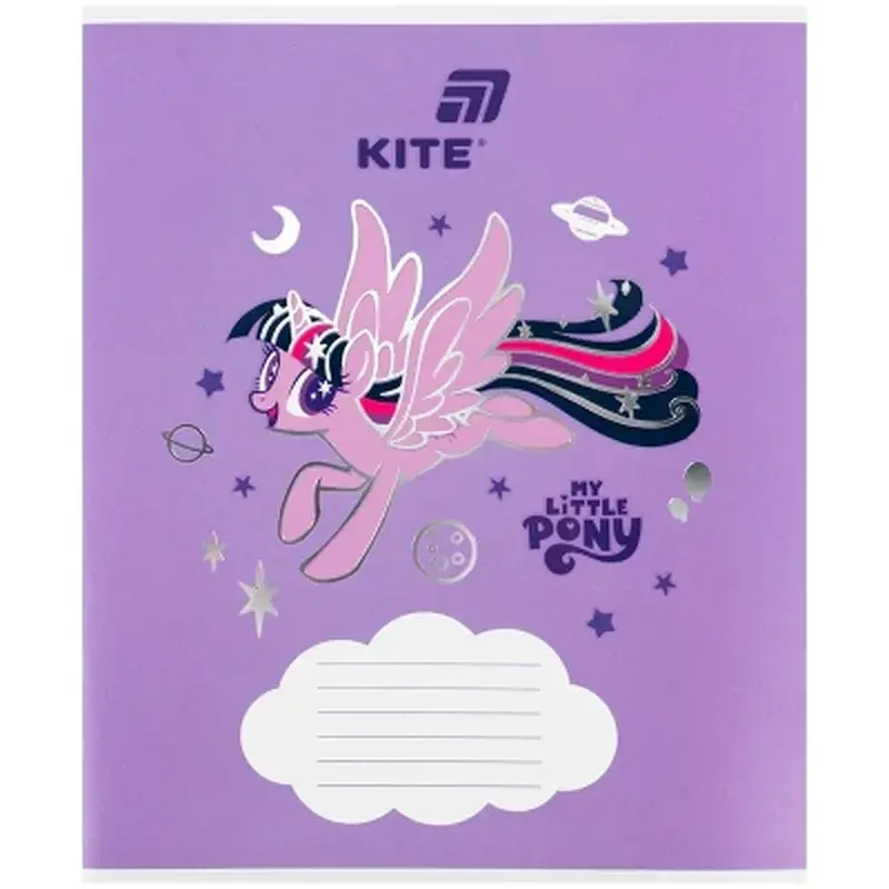 Зошит Kite My Littke Pony, 12 аркушів, коса лінія (LP26-235) - фото 2