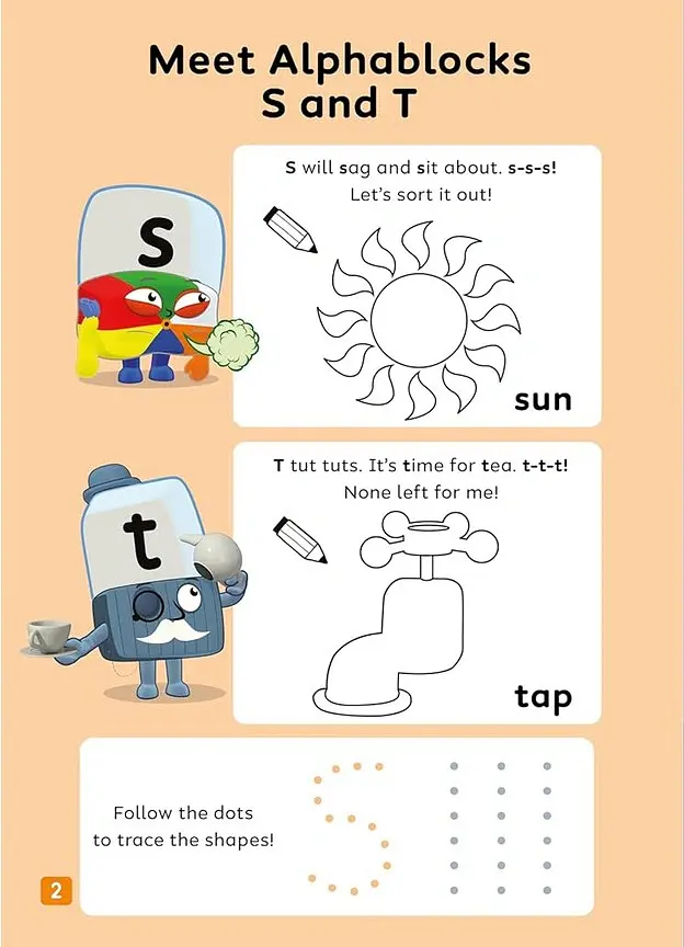 Alphablocks Super Sounds. Red Level Workbook Alphablocks - фото 3