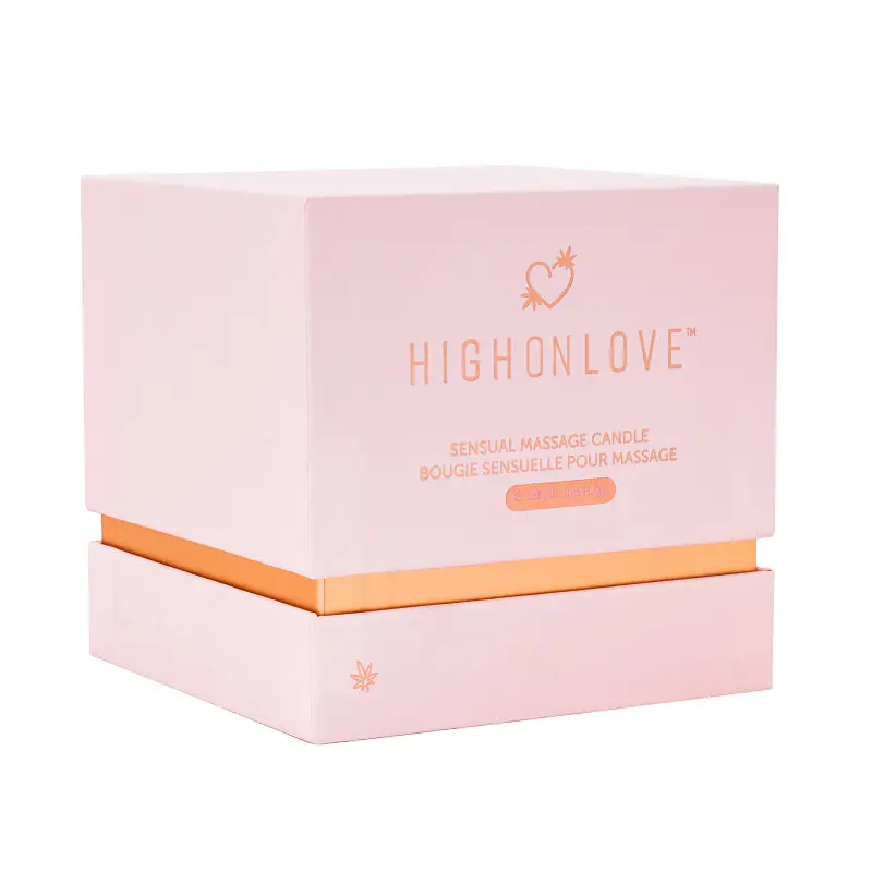 Масажна свічка з ароматом троянди Sensual Massage Candle, 250 мл HighOnLove (Канада) HighOnLove HOL18183 102983 - фото 2