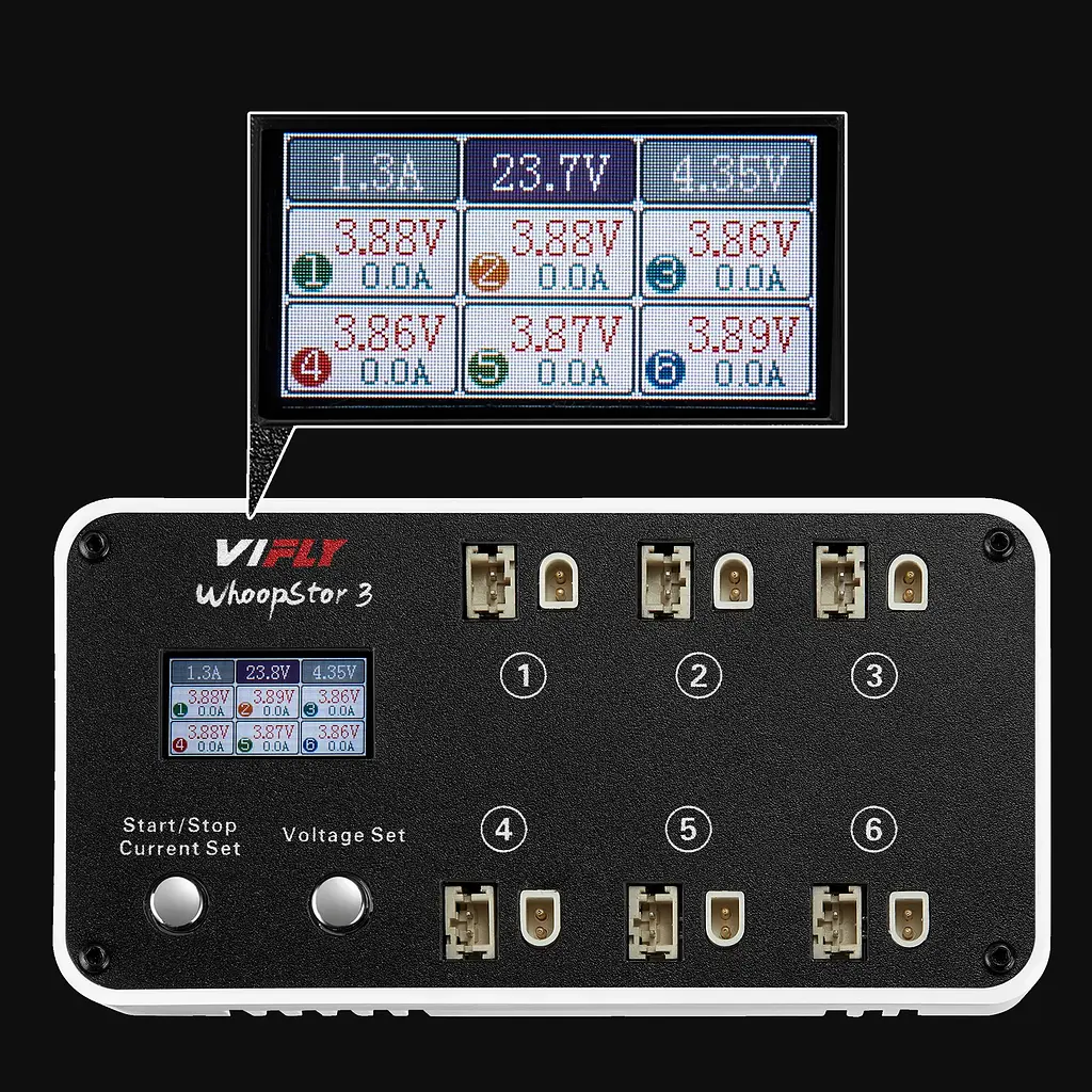 Зарядка для батарей VIFLY WhoopStor 3 – зарядний пристрій для 1s акумуляторів - фото 2