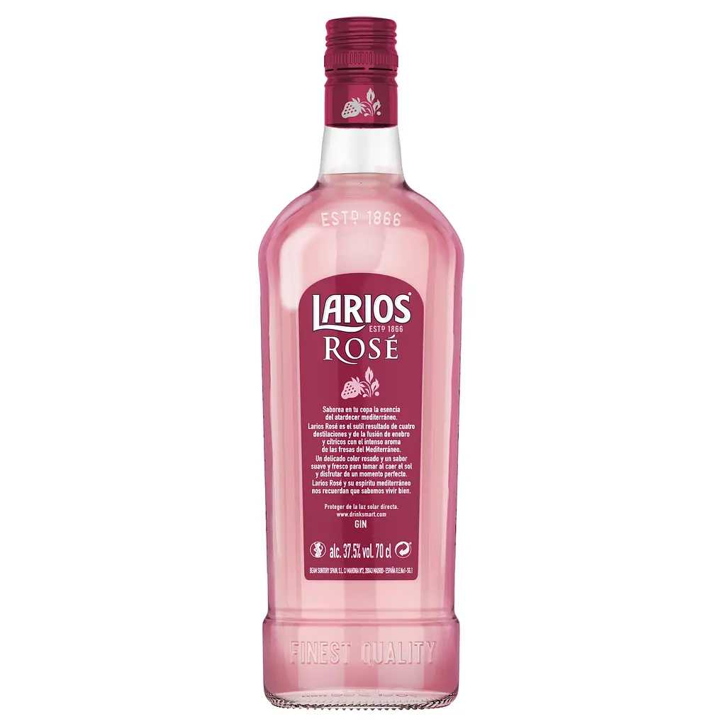 Джин Larios Rose, 37,5 %, 0,7 л - фото 3