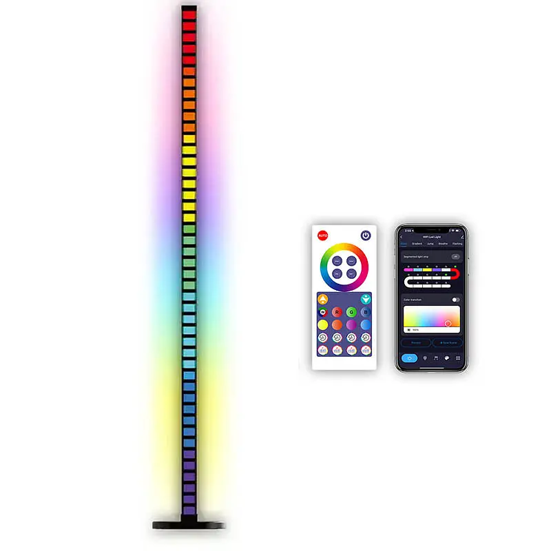 Підлогова кутова LED лампа RGB Magic 2 Bluetooth USB with app Black Epik teh0029694 - фото 2