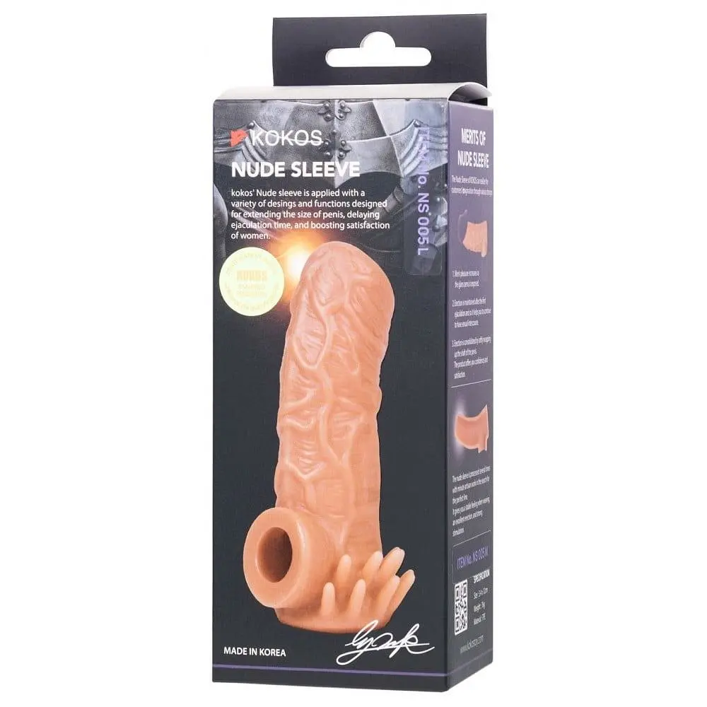 Насадка на член Kokos Nude Sleeve NS 005, L - фото 10