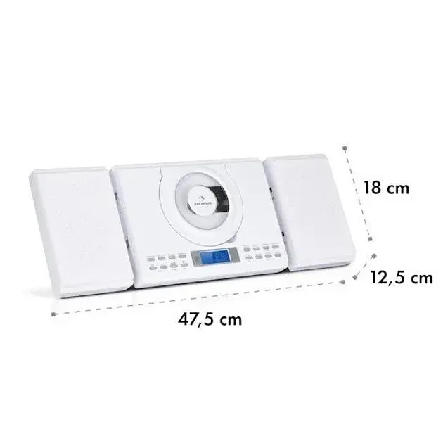 Акустическая стереосистема Auna Wallie Microsystem CD (10033228) - фото 10