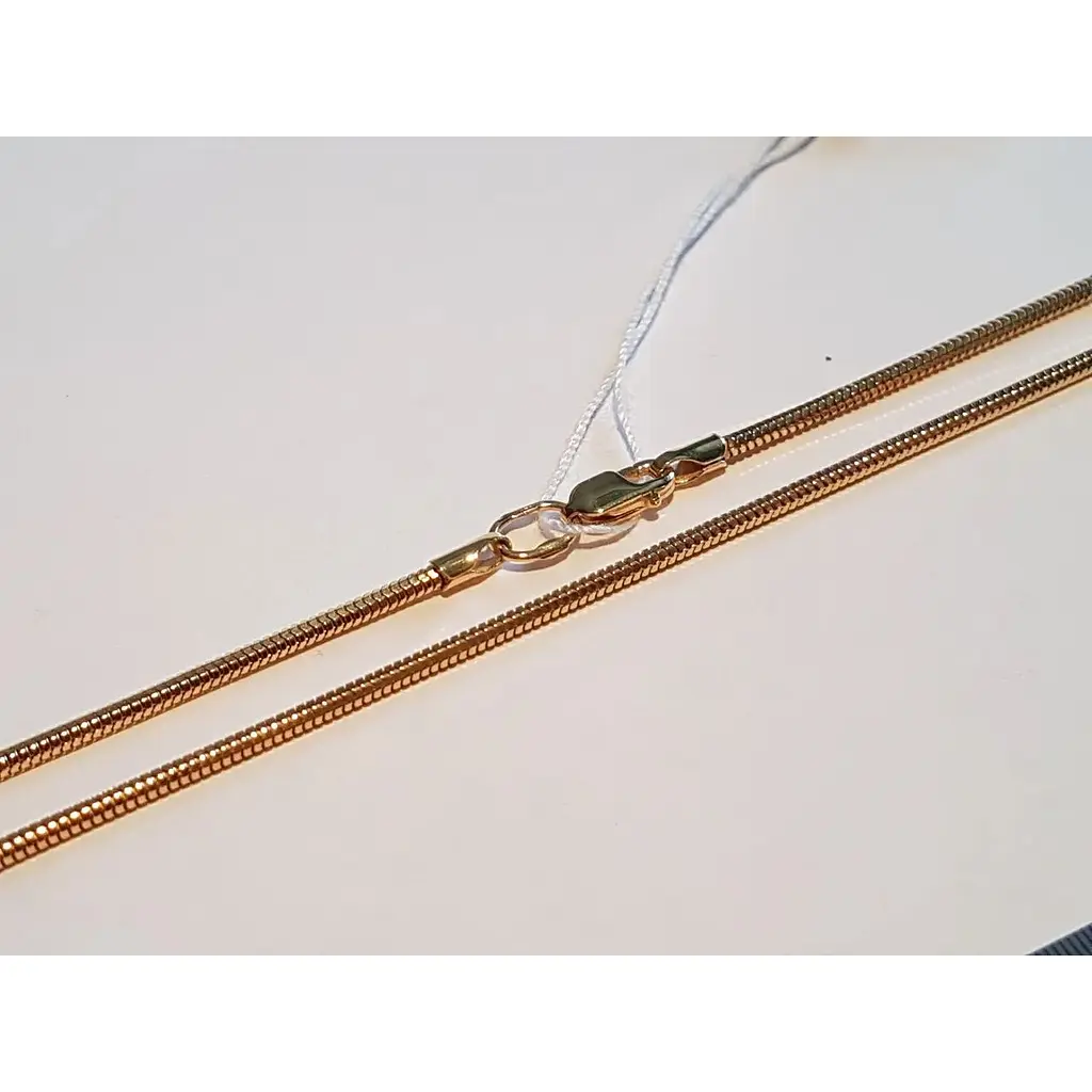 Золотий ланцюжок Столична Ювелірна Фабрика (Снейк). 304205Ж 50 - фото 2
