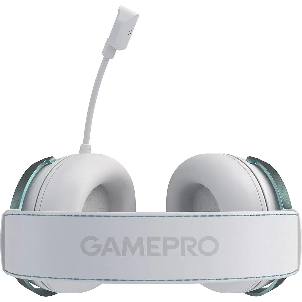 Навушники Bluetooth Stereo GamePro Asgard Freya Pro White/Blue (HSW201WB) UA - фото 4