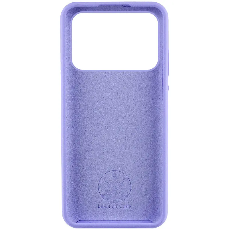 Чехол Silicone Cover Lakshmi (AAA) для Xiaomi Poco X6 Pro Сиреневый / Dasheen - фото 2
