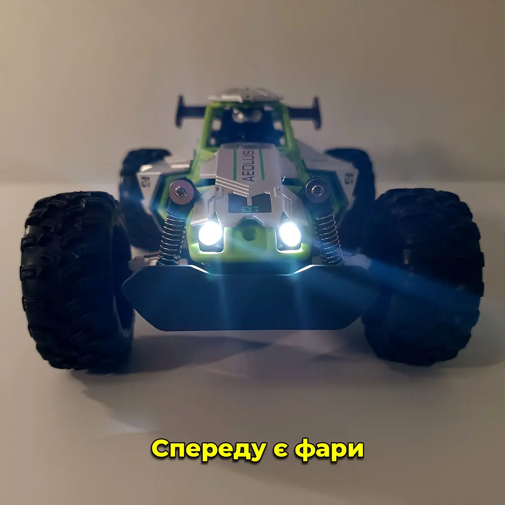 Машинка Багги с дистанционным управлением Victory 15+ км/ч Зеленая - фото 3