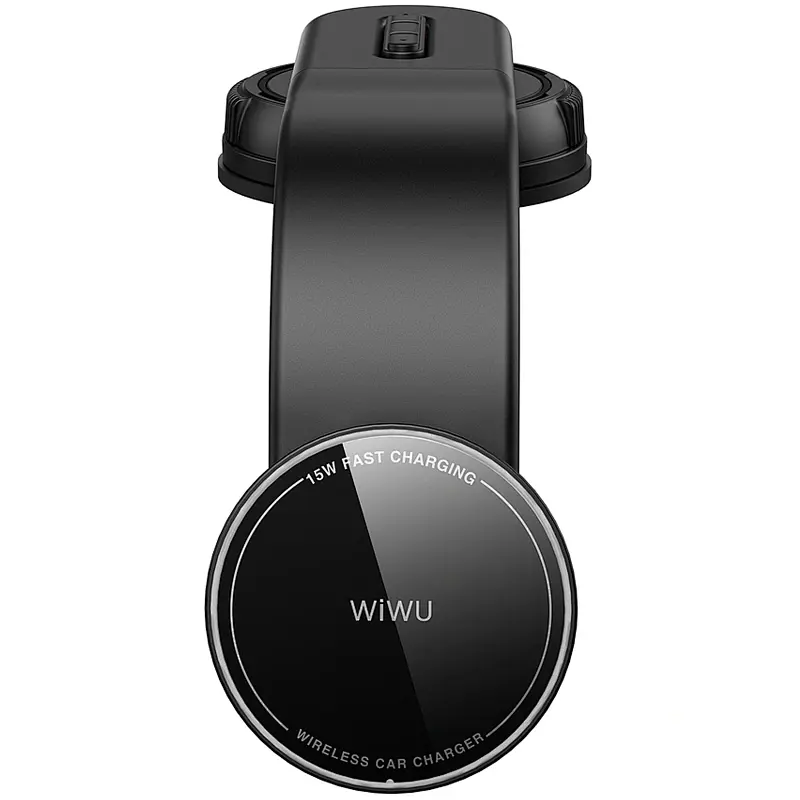 Автотримач із БЗУ CH-327 Universal Automatic 15W Black Wiwu teh0029280 - фото 4
