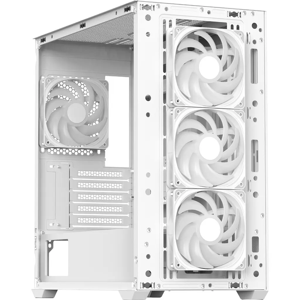 Корпус AeroCool D302A-G-WT-v1 White (ACCS-DS04043.21) [146686] - фото 2