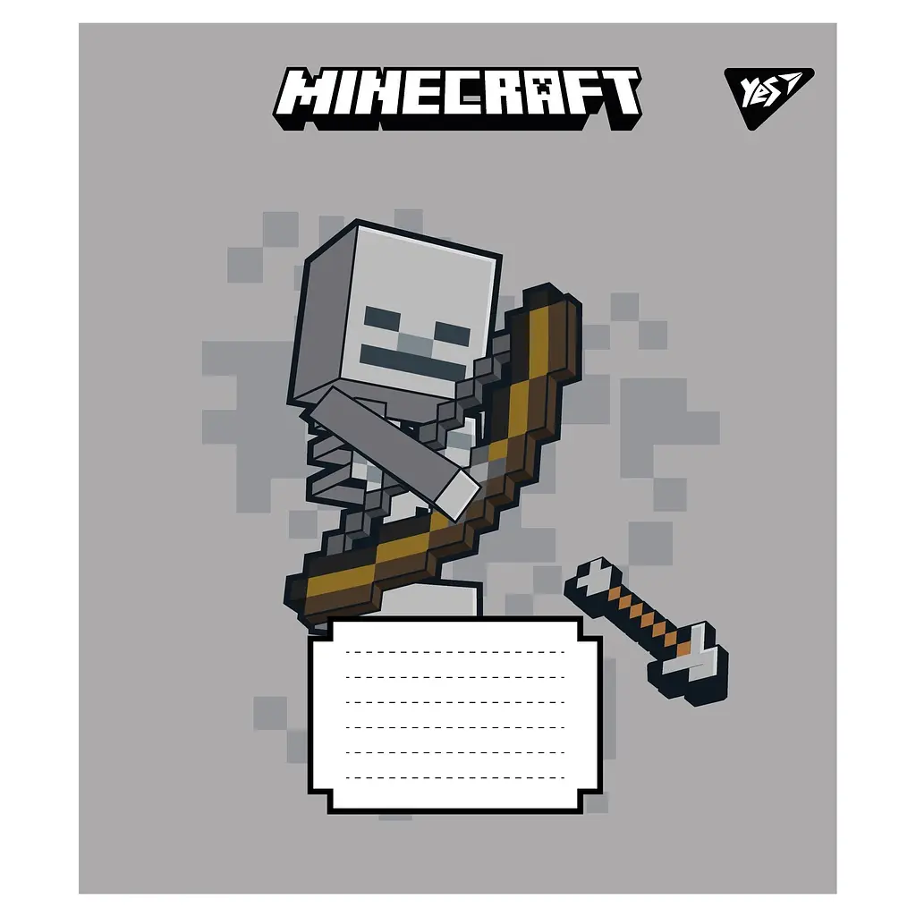 Набір зошитів Yes Minecraft Signs А5, 18 аркушів 25 шт. (767560) - фото 3