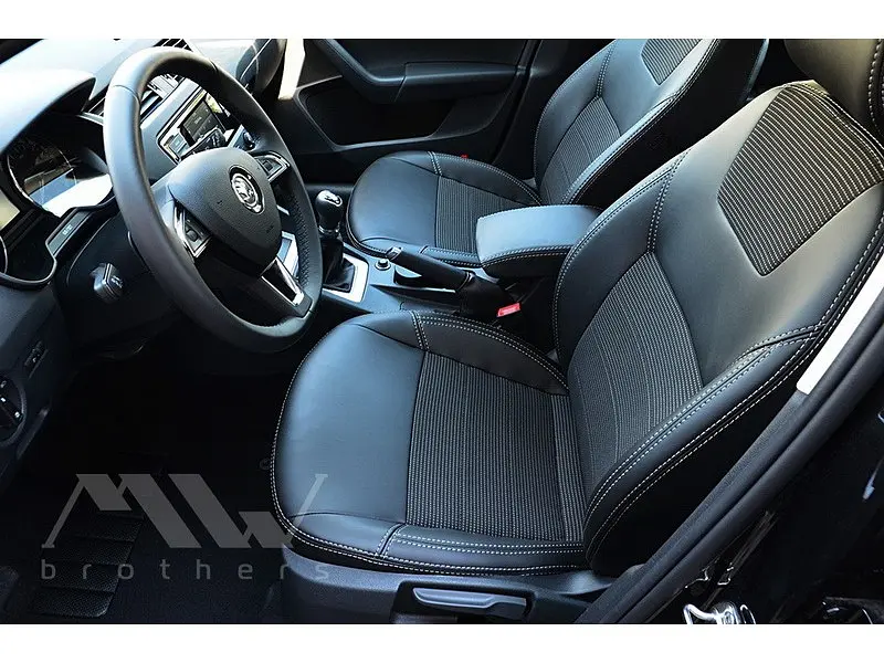 Авточохли модельні MW Brothers для Skoda Octavia A7 c 2013 - фото 3