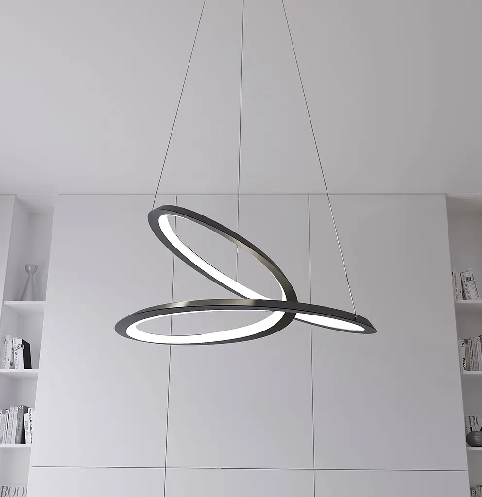 Люстра MJ-Light HELIX D600 4000K BK 12026 - фото 3