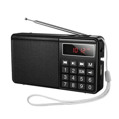 Портативне радіо HOCO HI50 Portable radio чорний