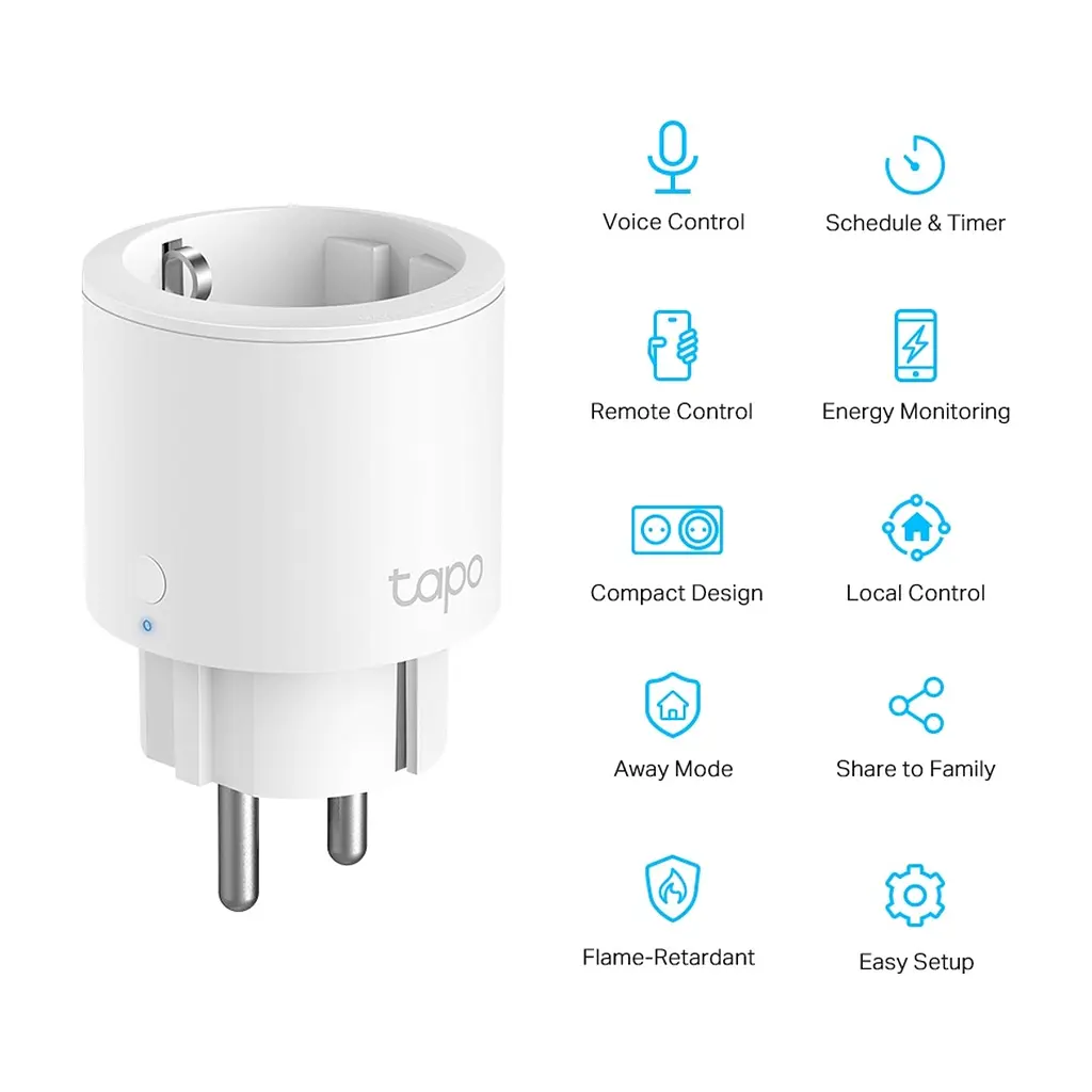Розумна розетка TP-Link Tapo P115 (1-pack) (Tapo P115(1-pack)) - фото 2