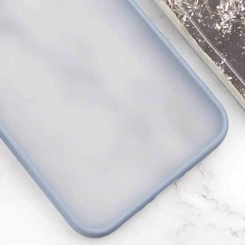 Чехол TPU+PC Lyon Frosted для Xiaomi Redmi Note 13 Pro 4G / Poco M6 Pro 4G/Note 14S Sierra Blue - фото 4