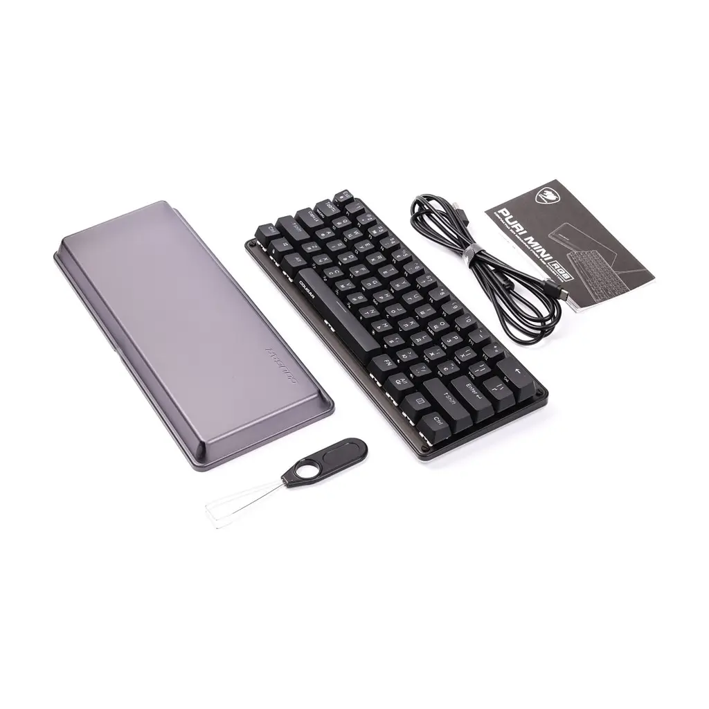 Клавіатура Cougar Puri Mini RGB USB Black (Puri Mini RGB) - фото 9