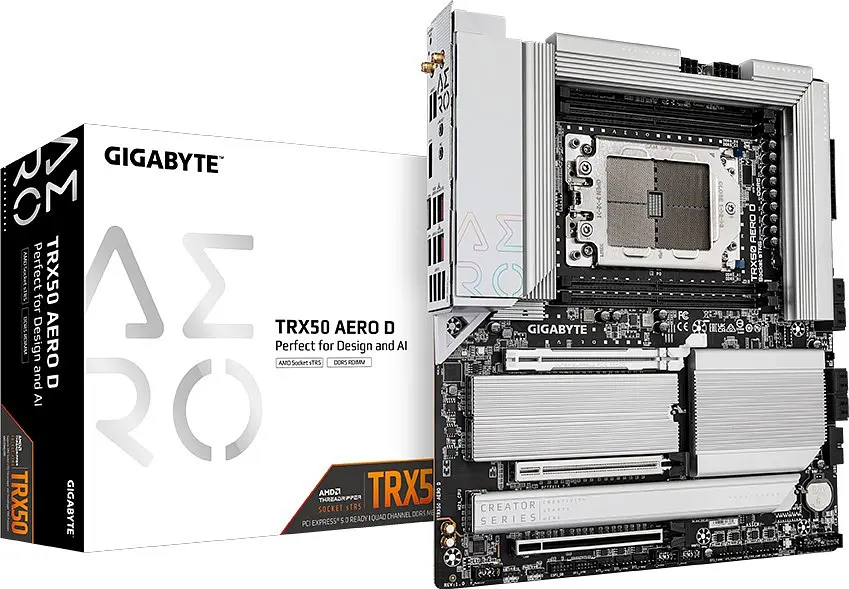 Материнська плата Gigabyte TRX50 AERO D Socket TR5 (TRX50 AERO D)