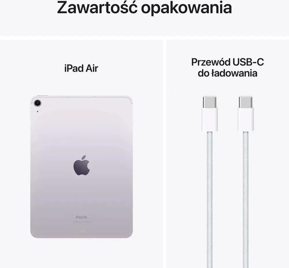 Планшет Apple iPad Air 11 2024 Wi-Fi + Cellular 128GB Purple (MUXG3) - фото 7