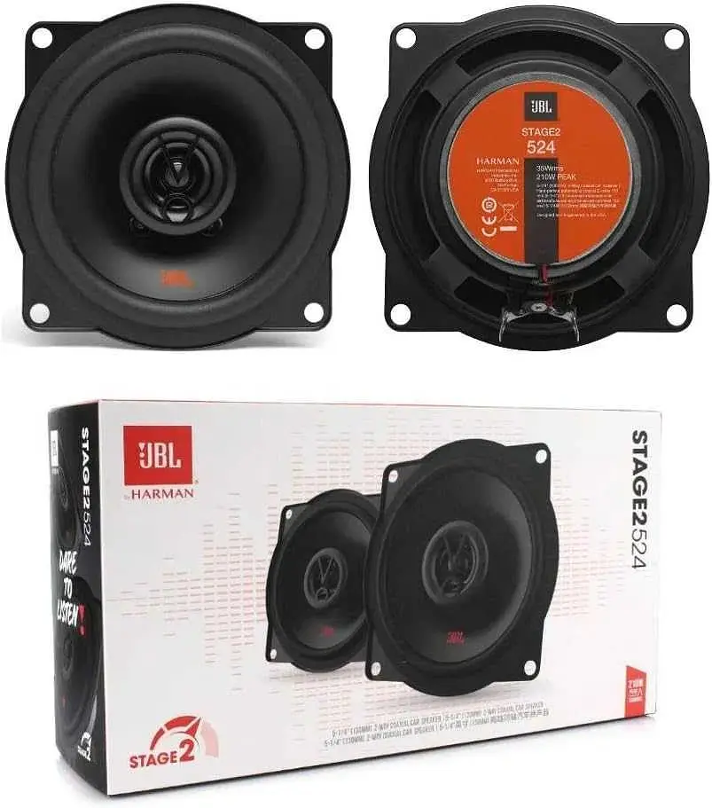 Автомобільна акустика JBL Stage2 524 2-х смугова, коаксіальна, 13 см, кругла, 35 Вт Stage2 524 - фото 3