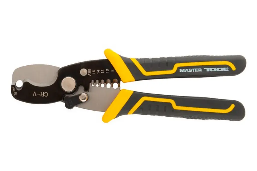 Знімач ізоляції кабелерез Mastertool 175мм x 1.3-8мм² - фото 2