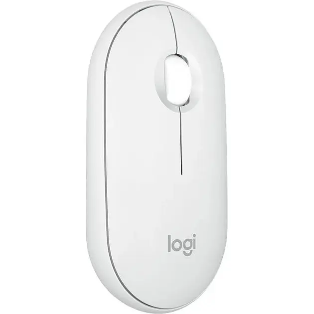 Миша бездротова Logitech Pebble Mouse 2 M350s (910-007013) біла - фото 2