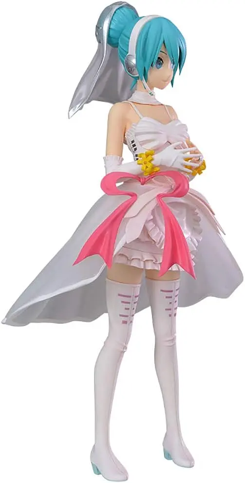 Фігурка Sega Вокалоїд Хацуне Міку Vocaloid Hatsune Miku White Dress 23 см S V HM WD 23 - фото 3
